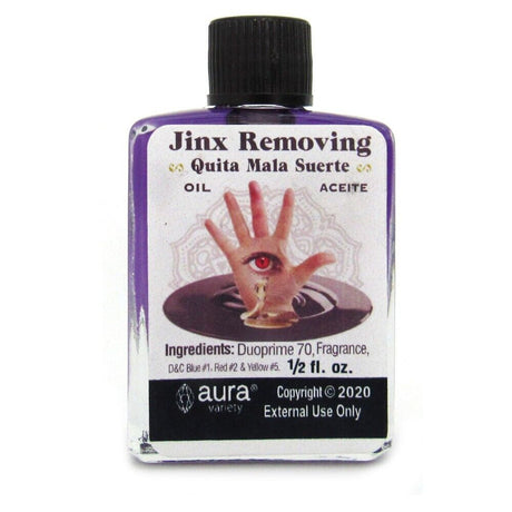 1/2 oz Aura Spiritual Oil - Jinx Removing - Magick Magick.com