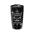 12 oz Black Ceramic Travel Mug - Ouija - Magick Magick.com