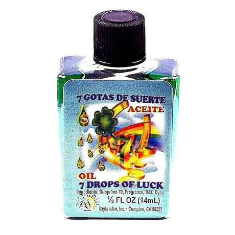 1/2 oz Brybradan Spiritual Oil - 7 Drops of Luck - Magick Magick.com