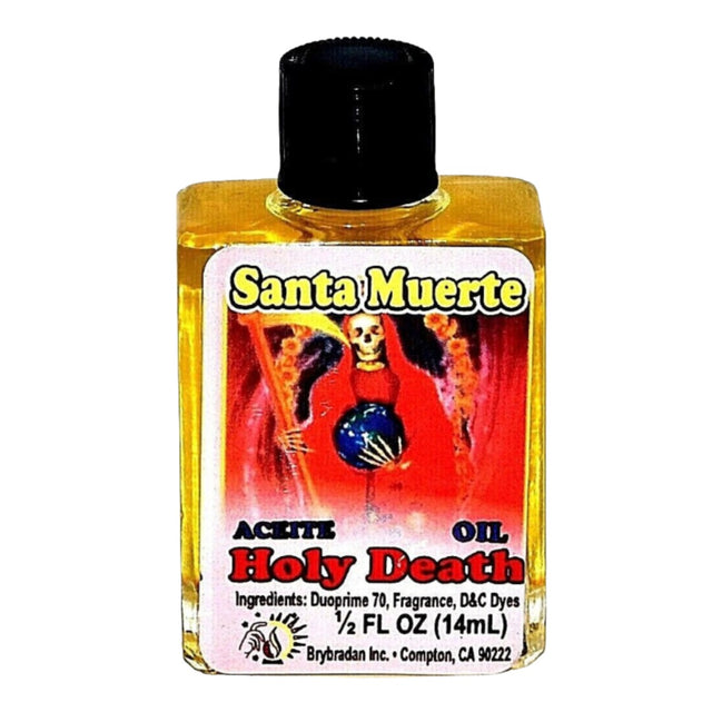 1/2 oz Brybradan Spiritual Oil - Holy Death Yellow - Magick Magick.com