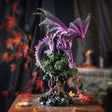 12.4" Dragon Statue - Dragon Perched on Tree - Magick Magick.com