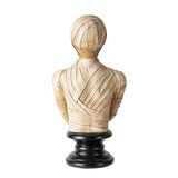 13" Mummy Bust with LED Light Statue - Magick Magick.com