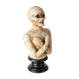 13" Mummy Bust with LED Light Statue - Magick Magick.com