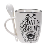 13 oz Ceramic Mug and Spoon Set - Bat Brew - Magick Magick.com