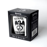 13 oz Ceramic Mug and Spoon Set - Beware Dragon Is Stirring - Magick Magick.com