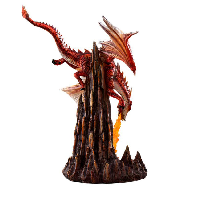 13.3" Fire Dragon Statue - Magick Magick.com