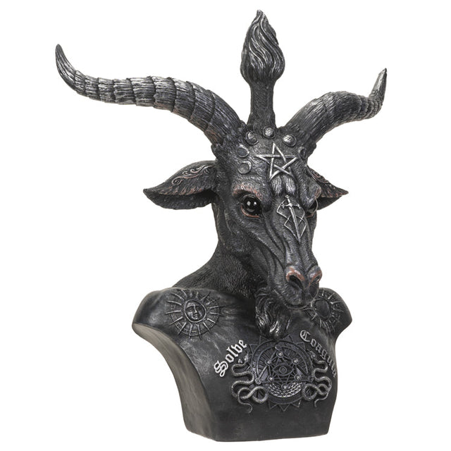 13.5" Baphomet Bust Statue - Magick Magick.com