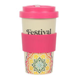 13.5 oz Bamboo Travel Mug with Sleeve - Festival Fuel - Magick Magick.com