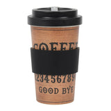 13.5 oz Bamboo Travel Mug with Sleeve - Talking Board - Magick Magick.com