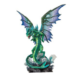 13.7" Water Dragon Statue - Magick Magick.com