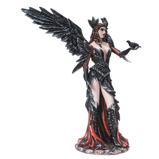 13.75" Fairy Statue - Trainer of Raven Crow Fairy - Magick Magick.com