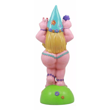 13.75" Gnome Statue - Flower Lady - Magick Magick.com