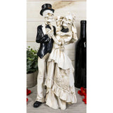 13.75" Skeleton Statue - Wedding Couple - Magick Magick.com