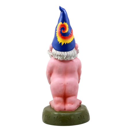 14" Gnome Statue - Free Love Hippie - Magick Magick.com