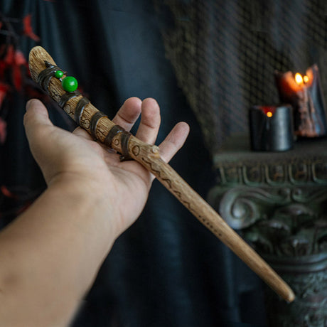 14" Mystical Wand - Rune - Magick Magick.com