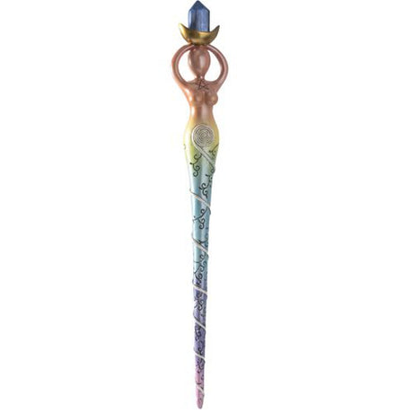 14" Mystical Wand - Spiral Goddess - Magick Magick.com