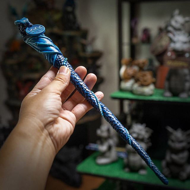 14" Mystical Wand - Water Dragon - Magick Magick.com