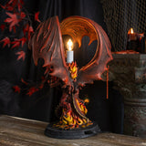 15.25" Fire Dragon Table Lamp - Magick Magick.com