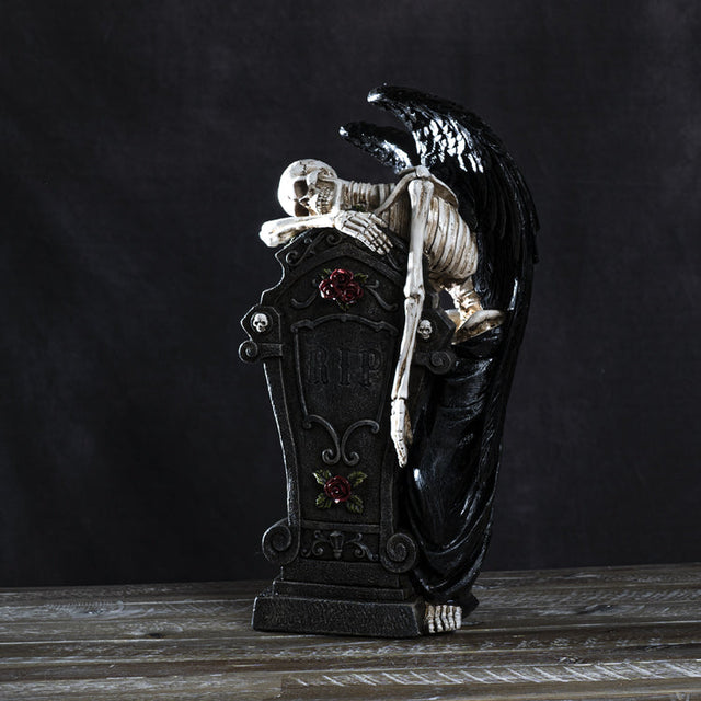 15.75" Le Tombe Morte Skeleton Statue - Magick Magick.com