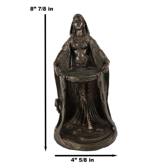 16" Celtic Mother Goddess Danu Statue in Bronze - Magick Magick.com