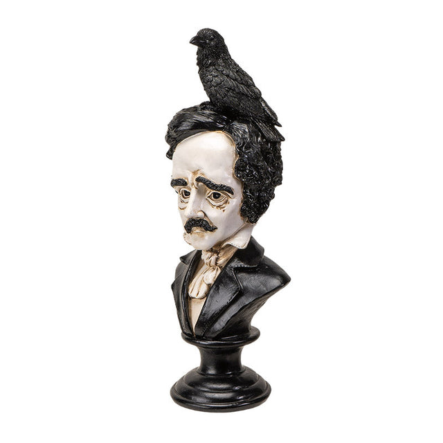 16" Edgar Allen Poe Bust Statue - Magick Magick.com