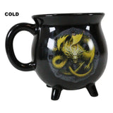 16 oz Anne Stokes Ceramic Color Changing Cauldron Mug - Imbolc - Magick Magick.com