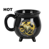 16 oz Anne Stokes Ceramic Color Changing Cauldron Mug - Imbolc - Magick Magick.com