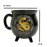 16 oz Anne Stokes Ceramic Color Changing Cauldron Mug - Litha - Magick Magick.com