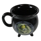 16 oz Anne Stokes Ceramic Color Changing Cauldron Mug - Ostara - Magick Magick.com