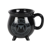 16 oz Anne Stokes Ceramic Color Changing Cauldron Mug - Yule Dragon - Magick Magick.com