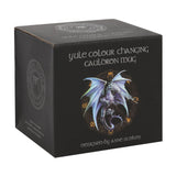 16 oz Anne Stokes Ceramic Color Changing Cauldron Mug - Yule Dragon - Magick Magick.com