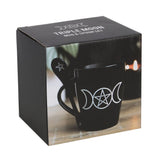 16 oz Ceramic Mug and Spoon Set - Triple Moon - Magick Magick.com