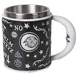 16 oz Stainless Steel Rim Mug - Ouija Board - Magick Magick.com