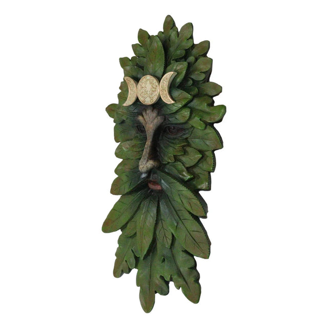 16.8" Greenman Wall Plaque - Triple Moon - Magick Magick.com