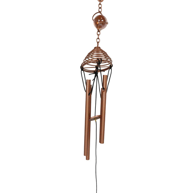 17.75" Purple Slinky Cat Wind Chime - Magick Magick.com