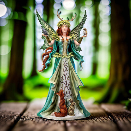 18" Amy Brown Fairy Statue - Caretaker Forest Fairy - Magick Magick.com