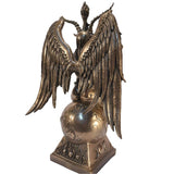 18" Baphomet On Pedestal Statue - Magick Magick.com