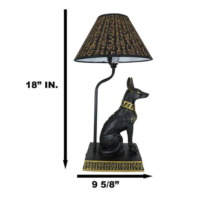 18" Egyptian Anubis Lamp - Magick Magick.com