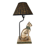 18" Egyptian Bronze Bastet Lamp - Magick Magick.com