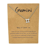 18" Zodiac Horoscope Constellation Silver Plated Necklace - Magick Magick.com