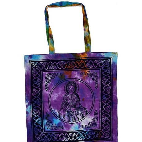 18" x 18" Buddha Tie Dye Tote Bag - Magick Magick.com