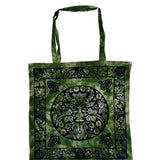 18" x 18" Green Man Tote Bag - Magick Magick.com