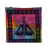 18" x 18" Seven Chakra Tie Dye Tote Bag - Magick Magick.com