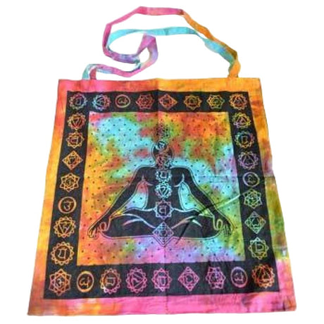 18" x 18" Seven Chakra Tie Dye Tote Bag - Magick Magick.com