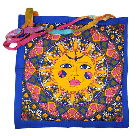 18" x 18" Sun Multi Color Tote Bag - Magick Magick.com