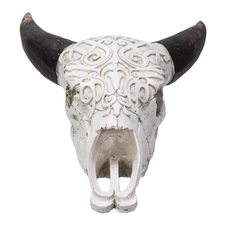 18.3" Cow Skull Wall Hanging (LED Light Up) - Magick Magick.com