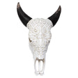 18.3" Cow Skull Wall Hanging (LED Light Up) - Magick Magick.com