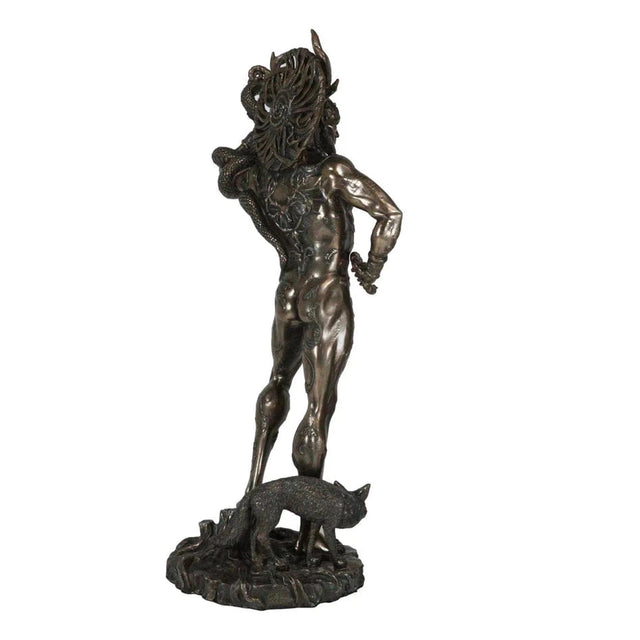 18.5" Celtic Horned God Cernunnos Statue in Bronze - Magick Magick.com