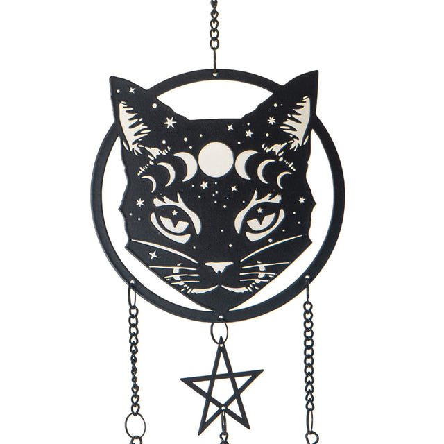 19" Celestial Cat Hanging Decoration - Magick Magick.com