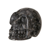 1.9" Black Labradorite Gemstone Skull - Magick Magick.com